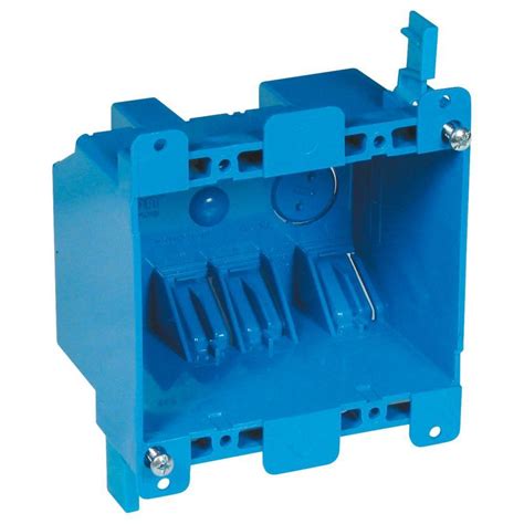 electrical box outdoor plastic two gang four ports|shallow 4x4 electrical box.